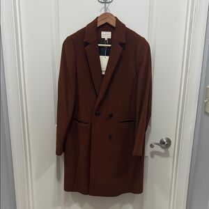 Sézane Manteau Johnson Brown Coat
